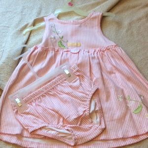 Pink dress set